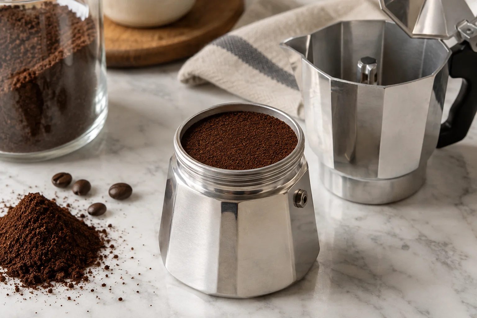 Moka Pot İçin Kahve Öğütümü: Ne Kadar İnce, Hangi Ayar?