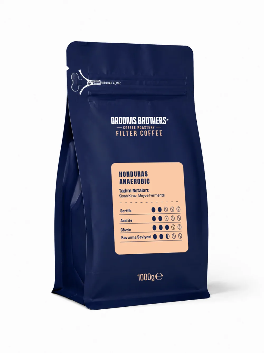 Honduras Anaerobic Nitelikli Filtre Kahve 1 KG